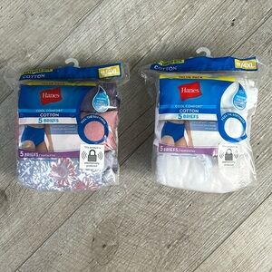 2 packs of Hanes womens underwear